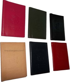 New USA Leather passport cover wallet Passport case credit card ID Holder new - Image 13