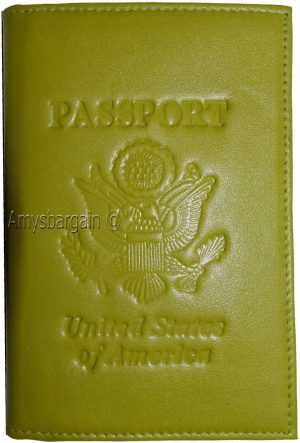 New USA Leather passport cover wallet Passport case credit card ID Holder new - Image 8