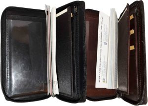 New Zip Around checkbook wallet with tub 14 credit card zip change purse ID new - Image 12