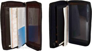 New Zip Around checkbook wallet with tub 14 credit card zip change purse ID new - Image 8