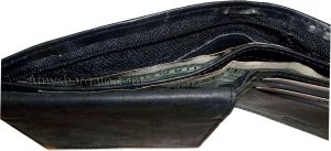 New style leather man's wallets 2 suede lined billfolds Credit card ID spaces bn - Image 11