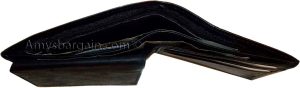New style leather man's wallets 2 suede lined billfolds Credit card ID spaces bn - Image 7