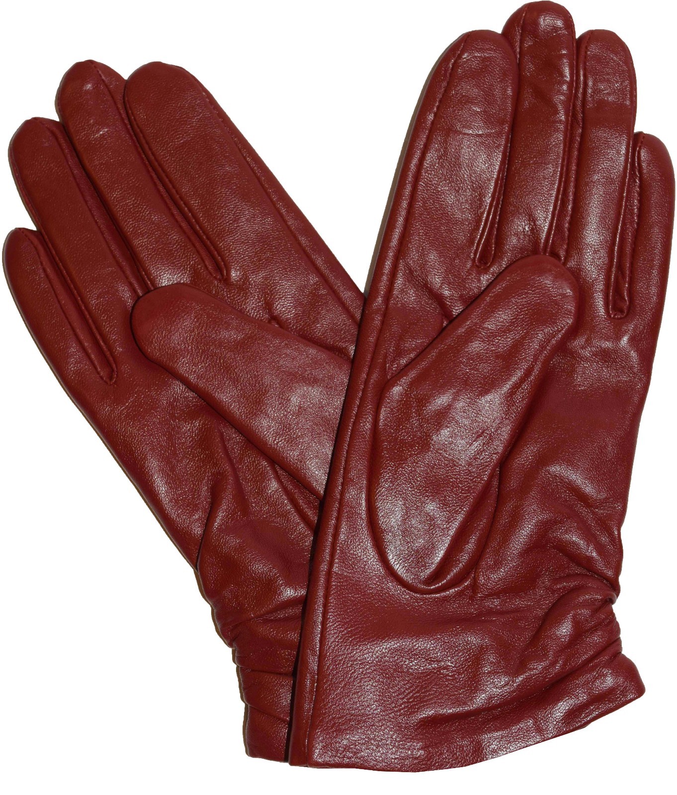 New women's Leather Gloves, Winter Gloves, Unbranded New Red Warm Leather Gloves