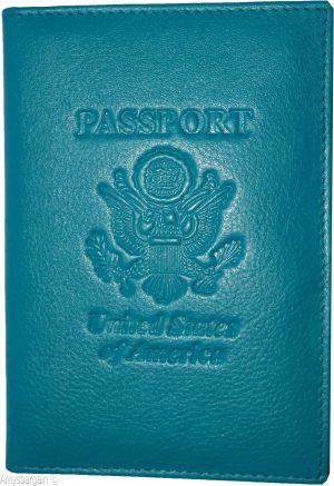 RFID passport case genuine leather passport cover USA leather passport holder - Image 5
