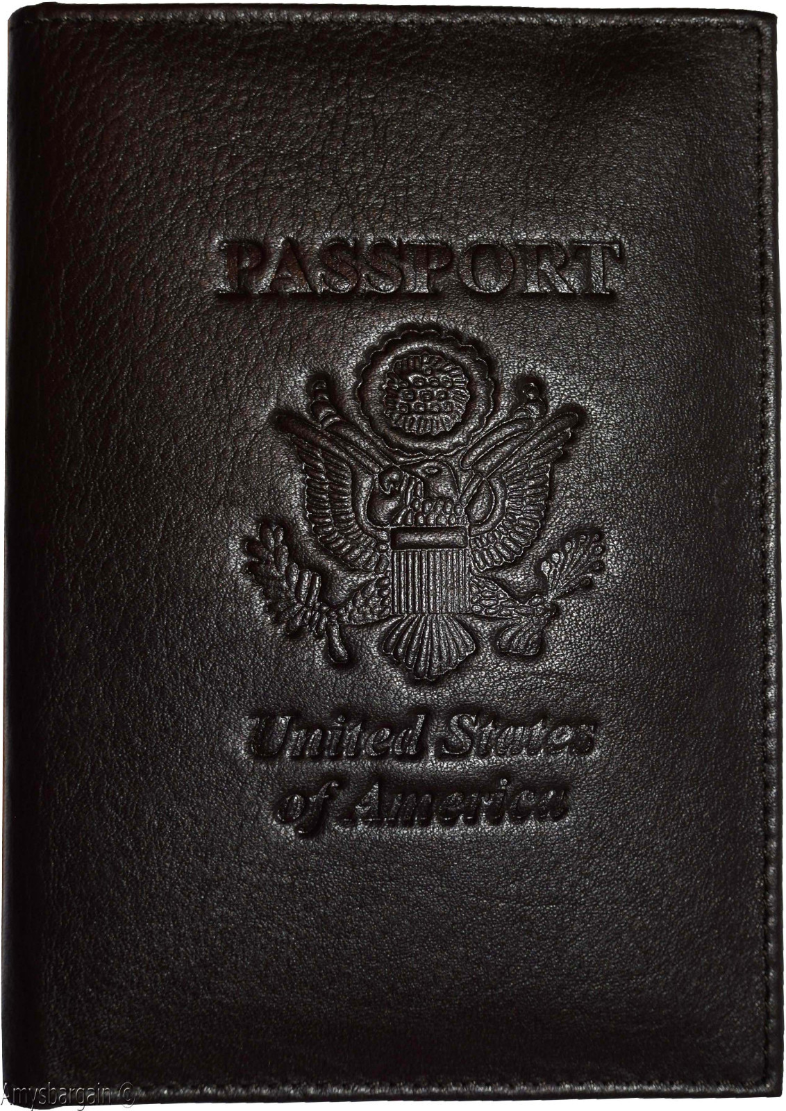 RFID passport case leather passport cover USA leather passport holder - Image 4