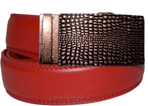 Real Leather Men’s Belt (M) Automatic lock. Dress & Casual belt. Fashion belt - Image 8