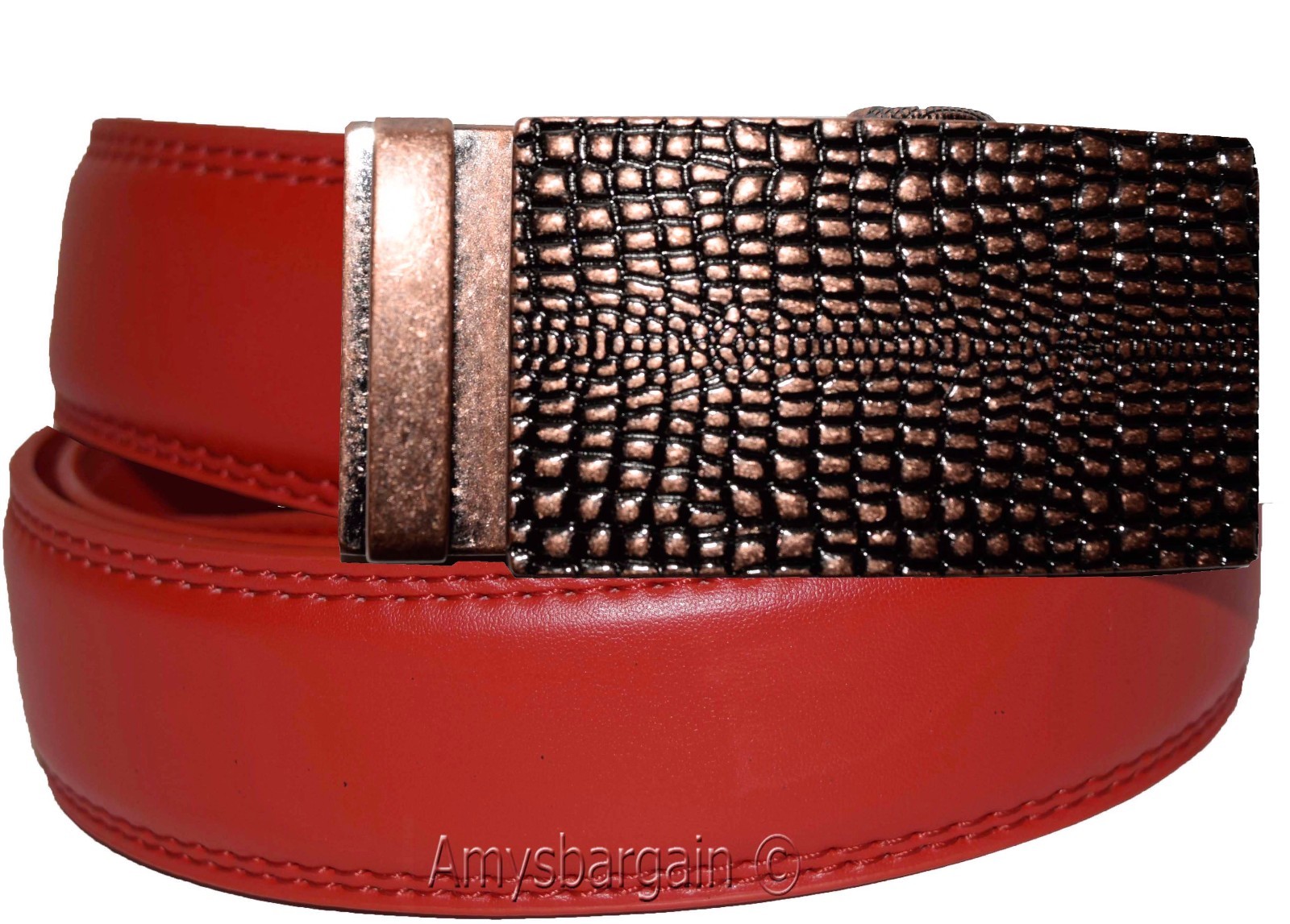 Real Leather Men’s Belt (M) Automatic lock. Dress & Casual belt. Fashion belt - Image 8