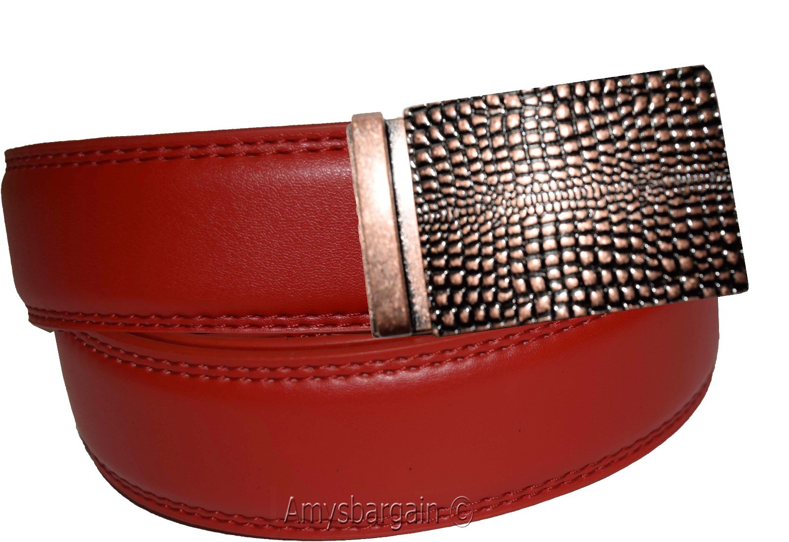 Real Leather Men’s Belt (M) Automatic lock. Dress & Casual belt. Fashion belt - Image 9