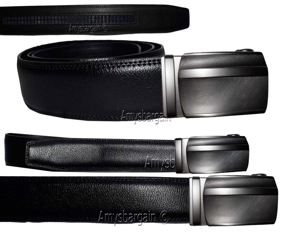 Real Leather Men’s Belt. (XL) Automatic lock. Dress + Casual belt. Fashion belt. - Image 8
