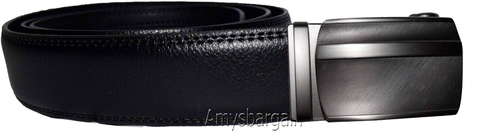 Real Leather Men’s Belt. (XL) Automatic lock. Dress + Casual belt. Fashion belt. - Image 9
