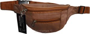 Small leather waist pouch waist bag leather bag fanny pack up to 38 adjustable - Image 7