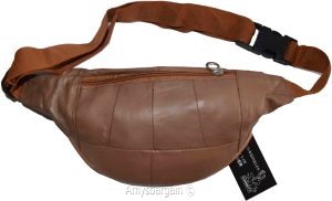 Small leather waist pouch waist bag leather bag fanny pack up to 38 adjustable - Image 9