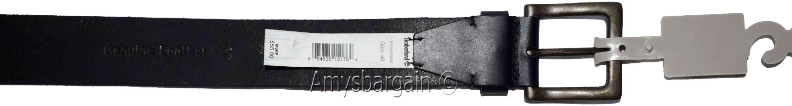 Timberland belt 40 Genuine Timberland Men's Leather Belt Waist belt band strap - Image 4