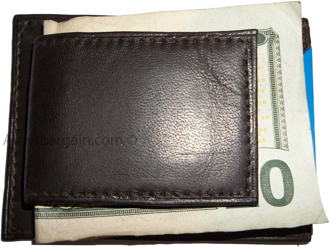 Leather money clip magnetic money clip bills holder all monies holder brand new - Image 15
