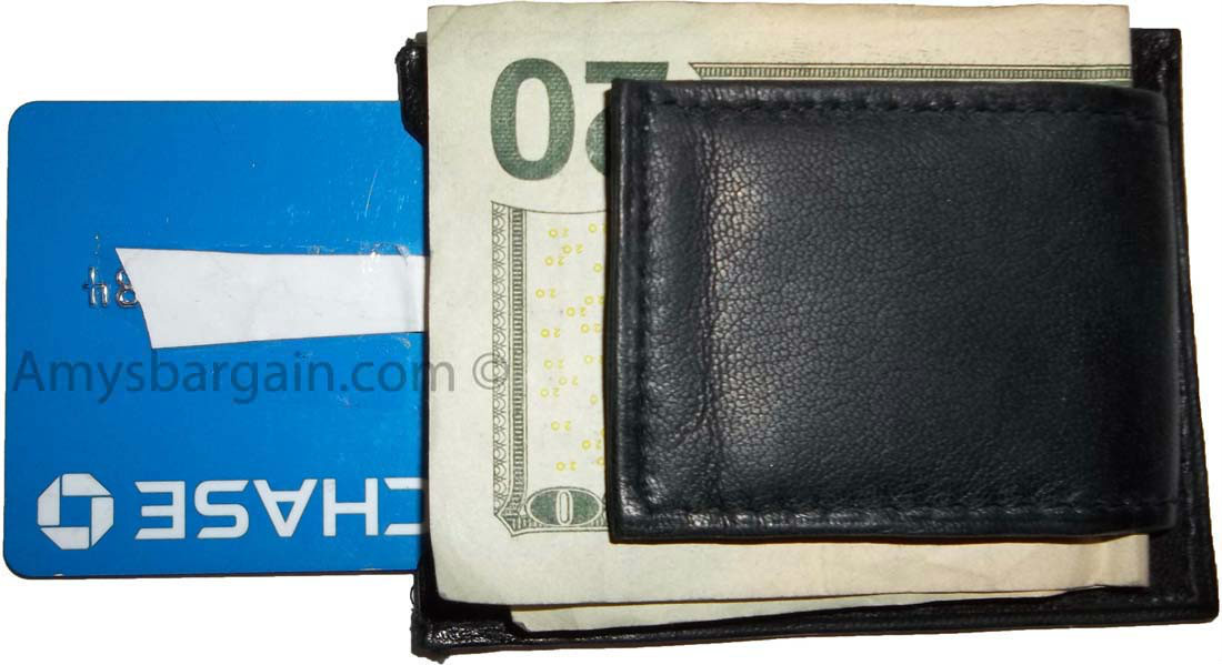 Leather money clip magnetic money clip bills holder all monies holder brand new - Image 14