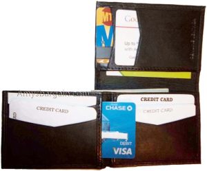 Man’s Leather Wallet Trifold wallet New Genuine Leather Billfold wallet 7 cards - Image 15