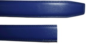 mens replacement leather waist belts waistband new auto-lock strap only upto 50" - Image 21