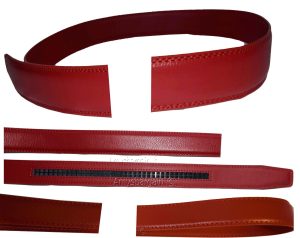 mens replacement leather waist belts waistband new auto-lock strap only upto 50" - Image 19
