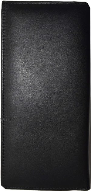 Women/Men's Leather Checkbook Wallet, 3 bill pockets 9 credit card ID case new - Image 12