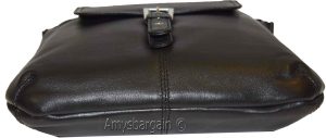 Women's Bag, Ladies handbag, Leather Black hand bag purse leather Pocketbook BN - Image 5