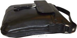 Women's Bag, Ladies handbag, Leather Black hand bag purse leather Pocketbook BN - Image 6