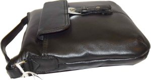 Women's Bag, Ladies handbag, Leather Black hand bag purse leather Pocketbook BN - Image 8