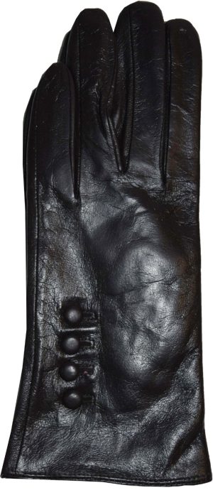 Women's gloves. Woman's Leather Black winter Gloves. Dress Gloves Warm Gloves - Image 3