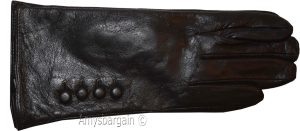 Women's gloves. Woman's Leather Black winter Gloves. Dress Gloves Warm Gloves - Image 4