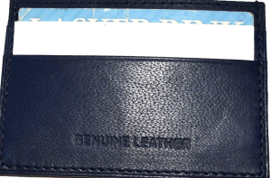 leather business card case 7 credit card id card small tan card case little case - Image 3