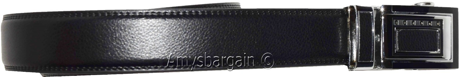 men's belt, leather dress belt, auto lock belt up to 46” quick lock belt br new - Image 13