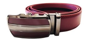 men's belt leather dress belt automatic lock men's leather belt up to 50" 7860 - Image 3
