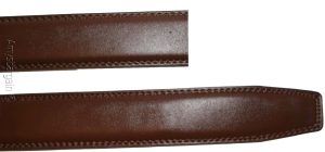 mens replacement leather waist belts waistband new auto-lock strap only upto 50" - Image 4