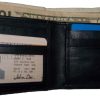 men's wallet billfold new leather wallet id cases 2 bill pockets 6 card holder