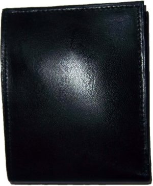 men's wallet billfold new leather wallet id cases 2 bill pockets 6 card holder - Image 12