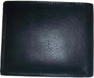 men's wallet billfold new leather wallet id cases 2 bill pockets 6 card holder - Image 4
