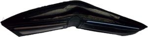 men's wallet billfold new leather wallet id cases 2 bill pockets 6 card holder - Image 6