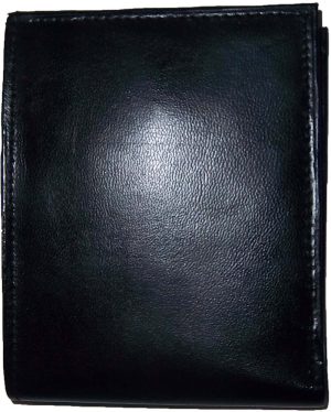 men's wallet billfold new leather wallet id cases 2 bill pockets 6 card holder - Image 9