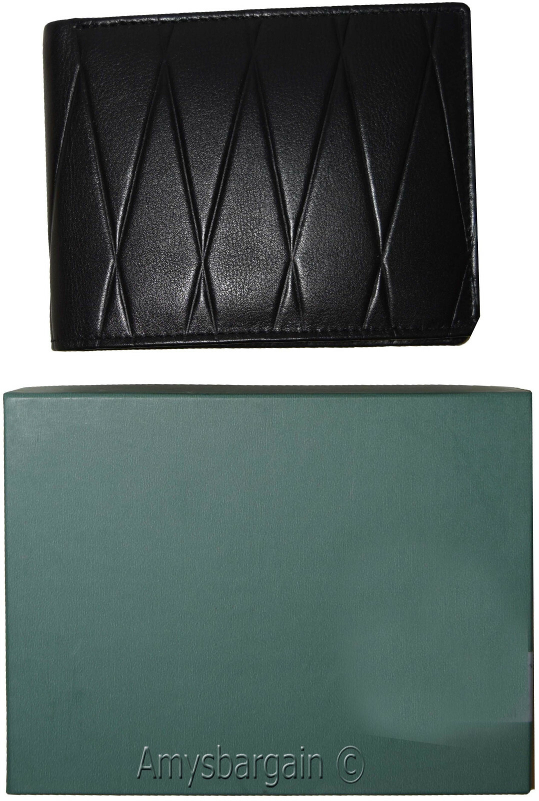 men's wallet rfid genuine leather wallet bifold wallet 12 credit card new in box - Image 8