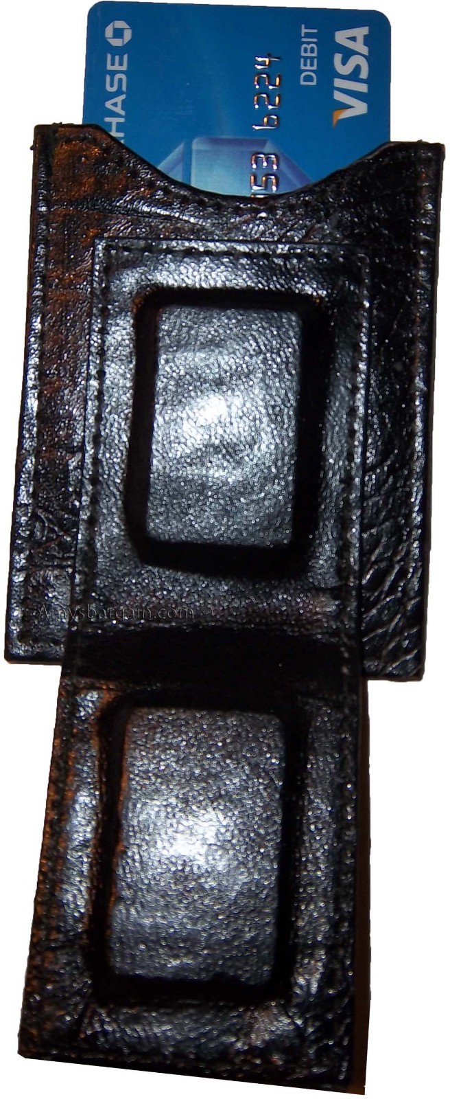 money clip crocodile skin printed leather credit card/bills fits all types bills - Image 13