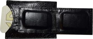 money clip crocodile skin printed leather credit card/bills fits all types bills - Image 5