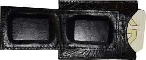 money clip crocodile skin printed leather credit card/bills fits all types bills - Image 10