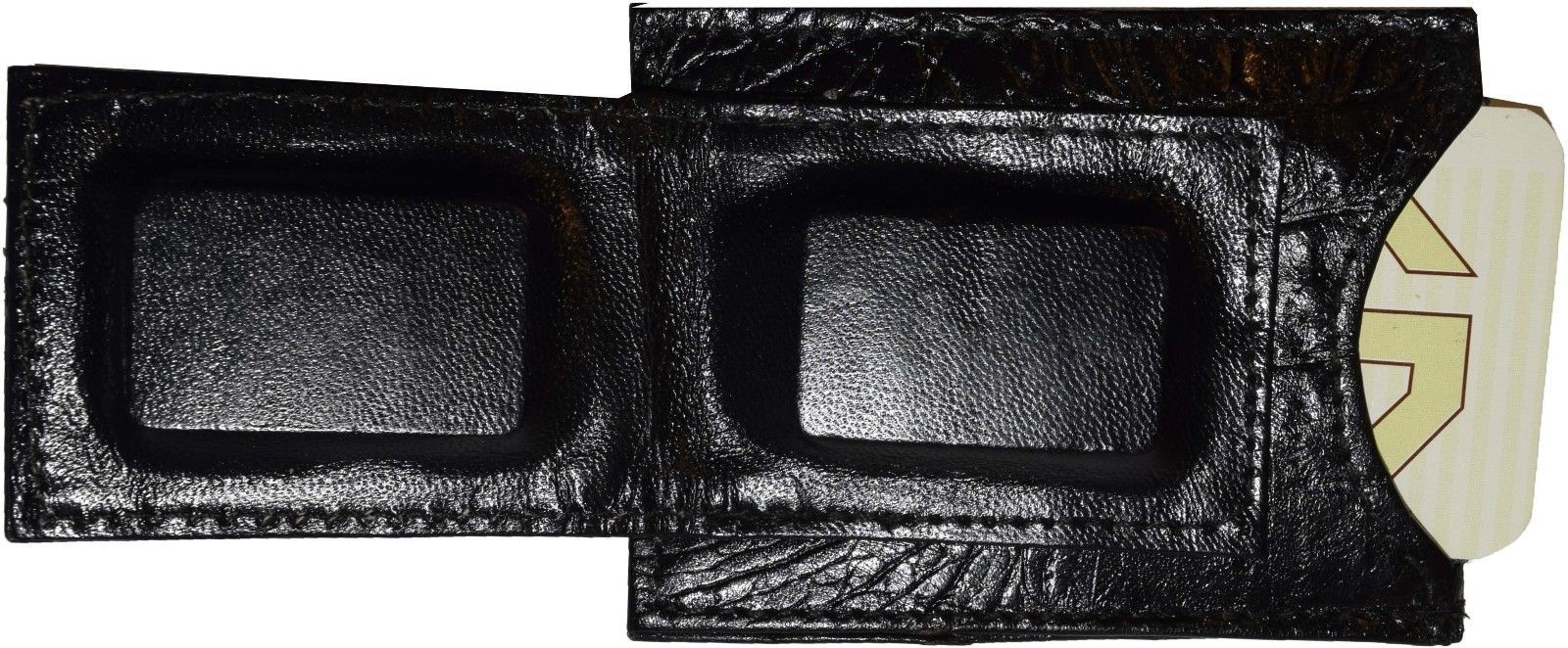 money clip crocodile skin printed leather credit card/bills fits all types bills - Image 10