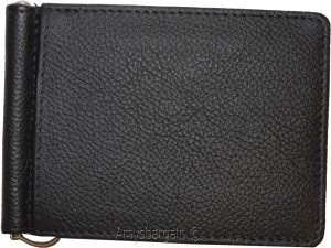 money clip natural grain leather money clip 6 credit cards bills money holder - Image 11