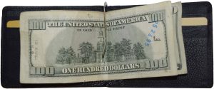 money clip natural grain leather money clip 6 credit cards bills money holder - Image 5