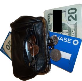 new ladies 2 sided 2 pockets leather change purse coin purse zip coin purse