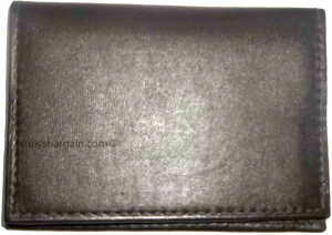 new slim leather credit card id card picture holder 2 transparent windows - Image 6