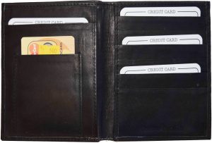 passport cover USA leather wallet black passport case real genuine leather case - Image 5
