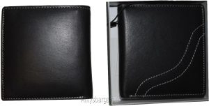 rfid men's hipster wallet genuine leather bifold 15 cards id new wallet in box - Image 7