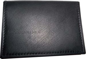slim compact business cad case 4 credit card 2 ids zip change purse new - Image 9
