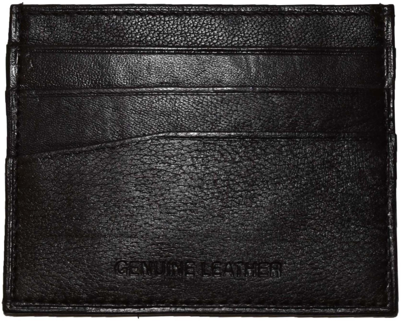 small flat 7 card genuine leather organizer credit card id card new card case - Image 11